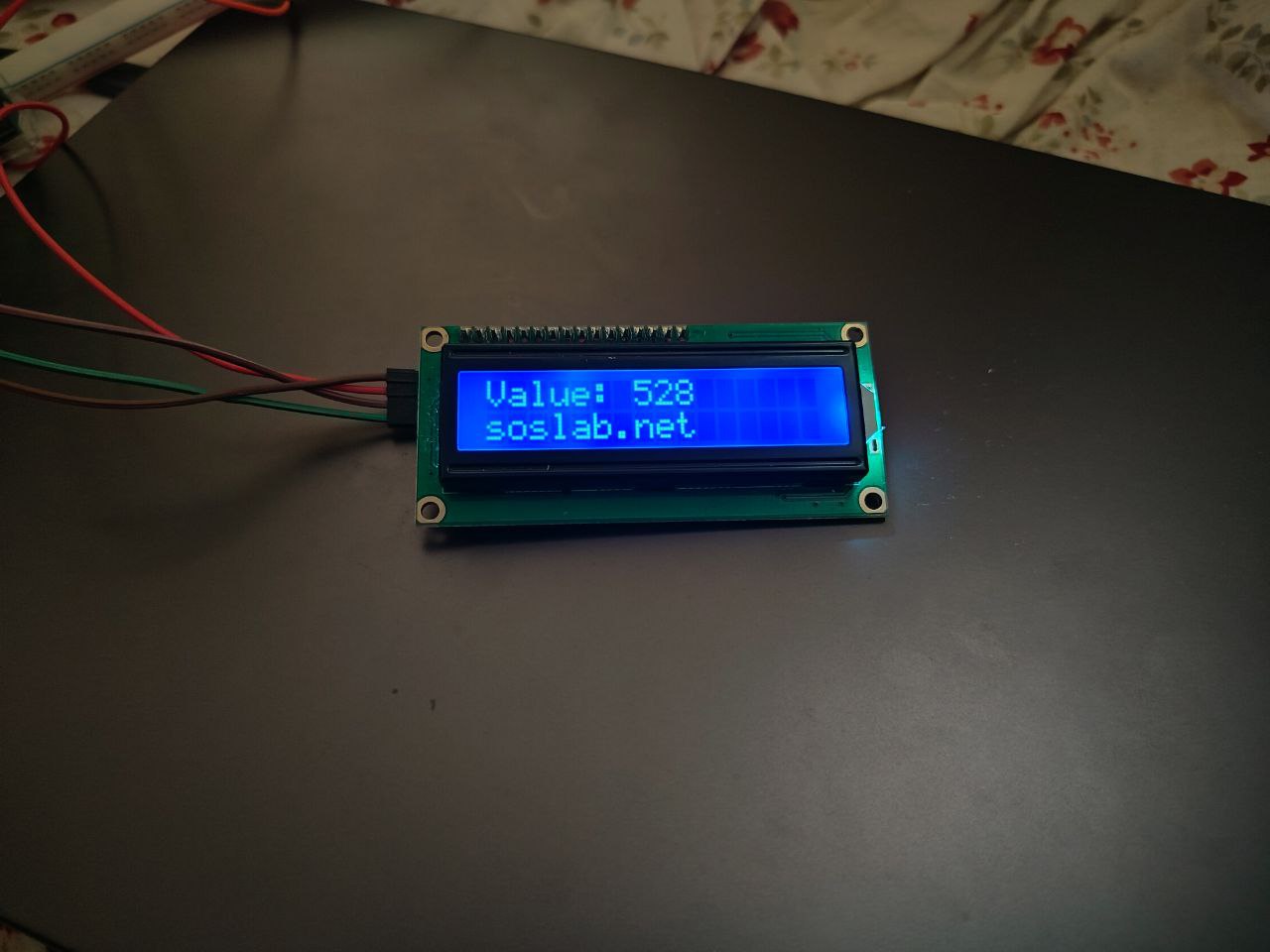 How to use LCD 1602 I2C and show Joystick values with Arduino